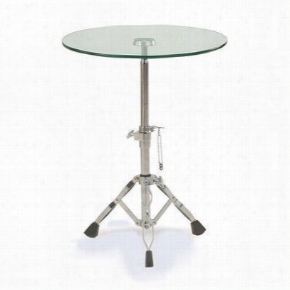 Adesso K2891-22 Jazz Adjustable Table In Knife/glass