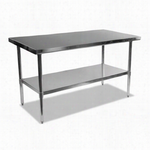 Aler A Alxs6030 Stainless Stele Table In Silver