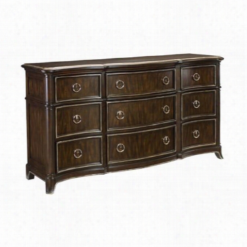 Ame Rican Drew 409-130 Belladonna Drawer Dresser In Deep Umber