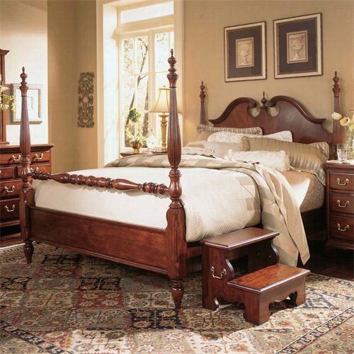 American Drew 791-383r Cherry Grove 45th Queen Lo W Poster Bed In Antique  Cherry