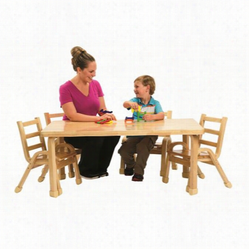 Ageles Ab7810 Naturalwoo D Recatngle Tablein Natur Al