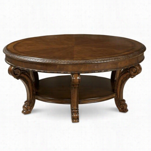 A.r.t. Furniture 143302-2606 Old World Round Cocktail Table