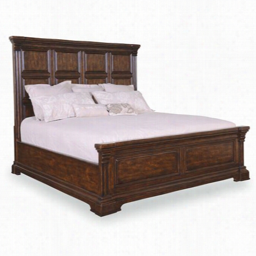 A.r.t. Furniture 205127-2304 Whiskey Oak Califrnia  King Panel Bed