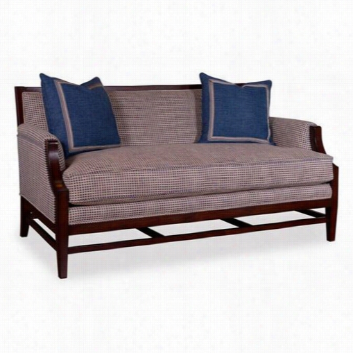 A.r.t. Appendages 516535-5001aa Bristol Linen Settee With Stretcher Base