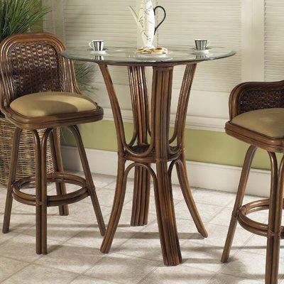 Boca Rattan 33019-3pcs Morocca Bistor 2 Bwr Stoo Lwithout Arms And Table Set