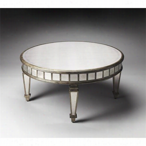 Butler 1140146 Masterpiece Garbo Murrored Cocktail Table