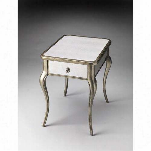 Butler 1147146 Masterpiece Madeleine Mirrored Side Table