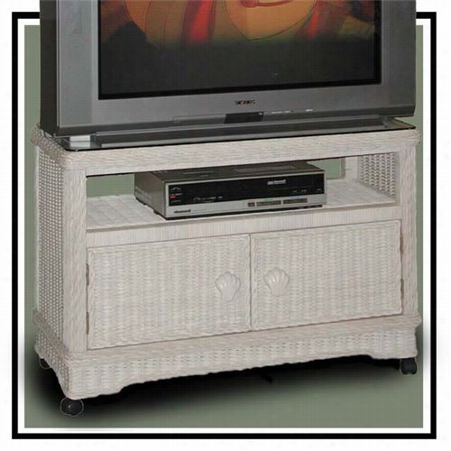 Chasco Designs 5086 St Croix Tv Cabinet Wiith Casters And Glass