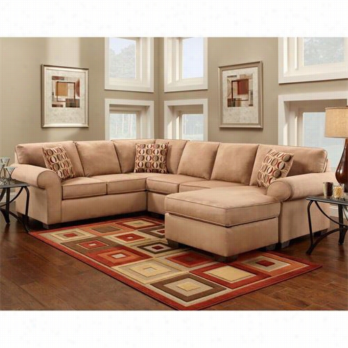 Chelsea Home Furniture 1193050-pm-sec-sl Allegany 2 Piece Sectional With Full Sleeper