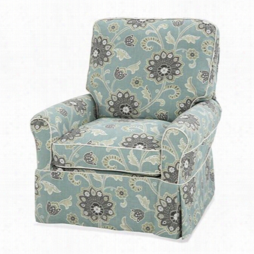 Chelsea Home Furniture 38ac39xl-gfaith Accent Glider Chair In An,ara Pond