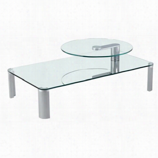 Chintaly Imports 8158-coc Ktail-table Two Tier Motion Cocktail Table