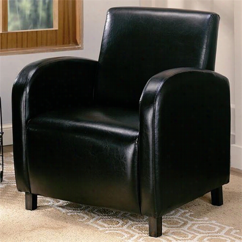 Coaster Furniture 9900334 Uphostered Arm Chair In Dark Brown Vinyl