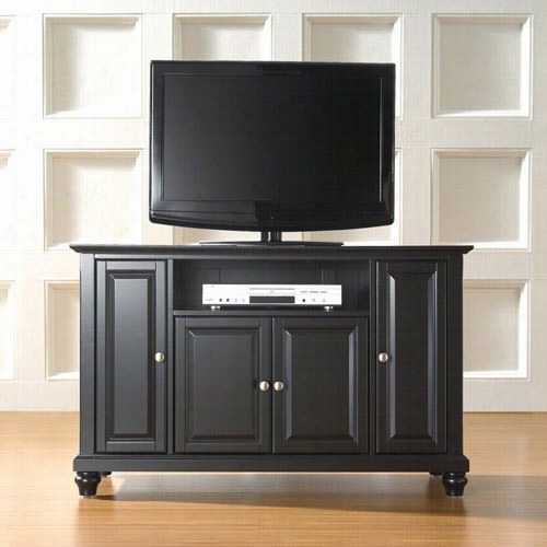 Crosley Furniture Kf10002dbk Cambridge 48"&&quo;t Tv Tand In  Black Finish