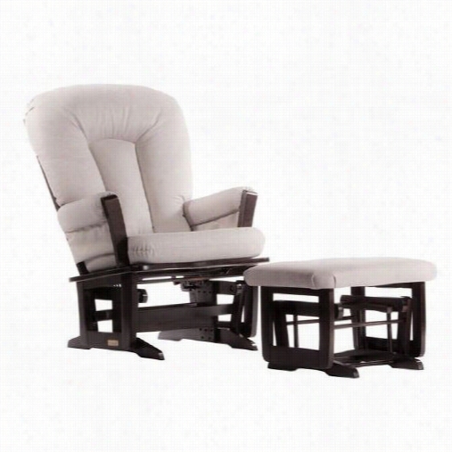 Dutailier 84b-201 Multiposirion Glider And Ottoman