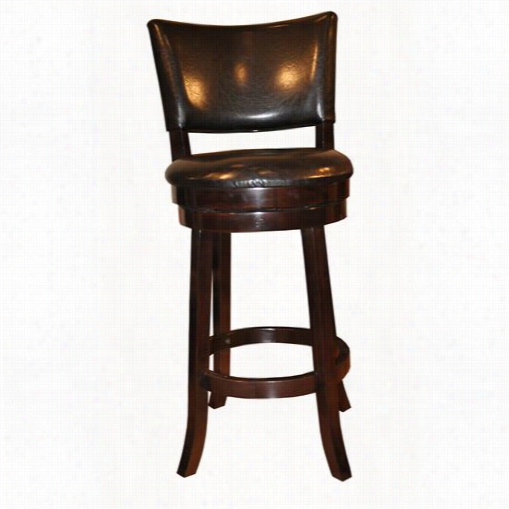 Eci Furniture 1315-99-bs 24"&qhot; Black Upholstered Stool - Set Of 2