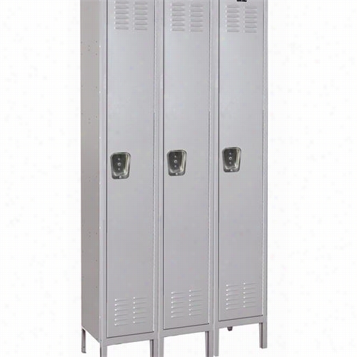 Hallowell Ums3588-1pl-am 45""w X 18""d X 78&quto;quot;;h Singletier 3-wide Knock-down Medsafe Locker