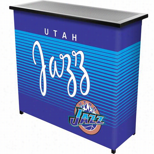 Hardwood Classics Nba Nba8000hc-uj Utah Jazz Portablee Bar With Case