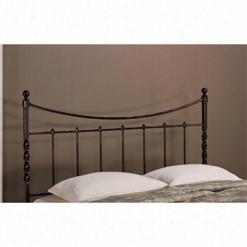 Hillsdale Appendages 1161htwr Sebastion Twin Headboard In Weathered Blackw Ith Rails