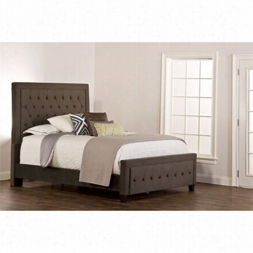 Hillsdale Furniture 1638bqrk Kaylie Queen Beed Set With Rail S In Pewter