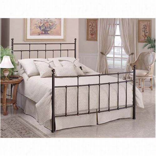 Hillsdale Furniture 380-460 Providence Full Bed Set In Antique Bronze - Rails Not Included