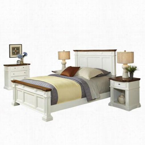 Home Styles 5002-6028 Americana King Bed, Wo Night Stands And Chest