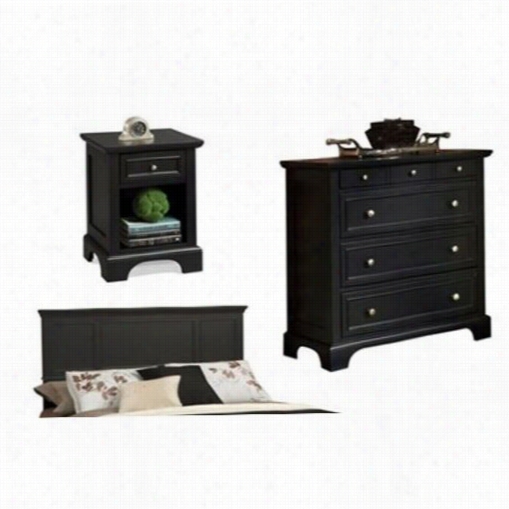 Home Styles 5531-5012 Bedford Queen Put A ~ On Bord, Night Stand And Chest In Black