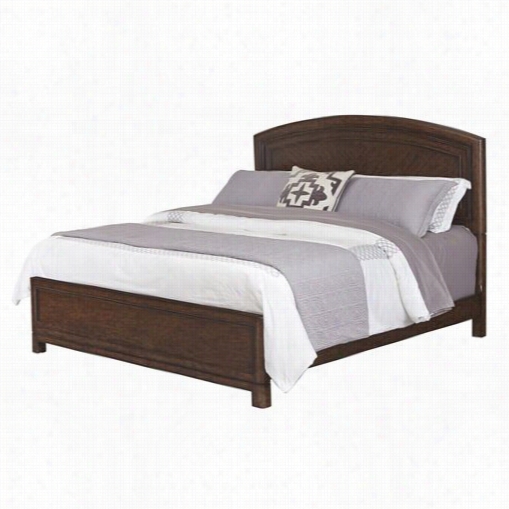 Home Styles 5549-600 Crescent Hill King Bed In Two-tone Tortoiss Shell