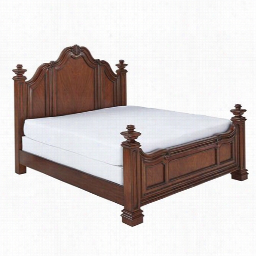 Home Styles 5575-500 San Tago Queen Bed In Cognac