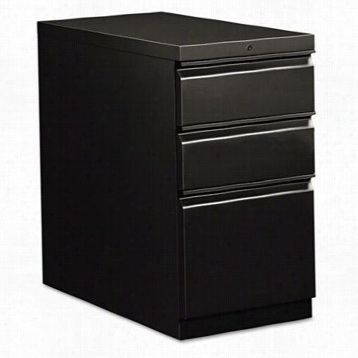 Hon Indusries Hon18730r Flagship 28-77/8"" Full Radius  Pull Mobile File Pedestal With 3 Drawers