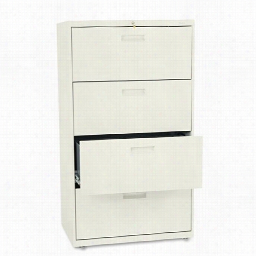 Hon Industeies Hon574l 500 Series 30"" 4 Drawers Lateral File