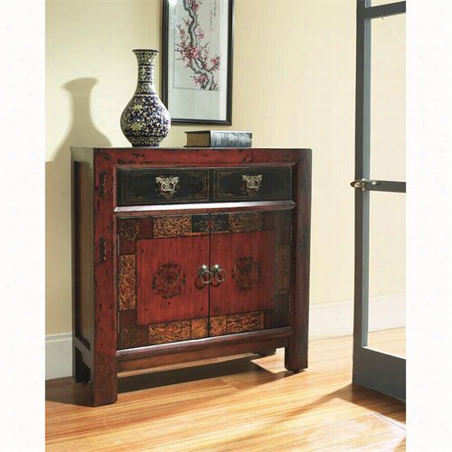 Hooker Furniture 500-50-645 Asian Two Door One Drawer Hall Chest  In Rich Gesso