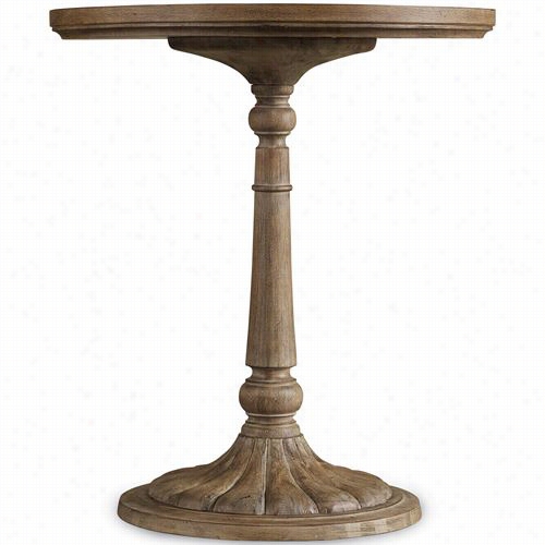Hooker Furniture 5180-90015 Corsica Round Bedsdie Table In Light Wood