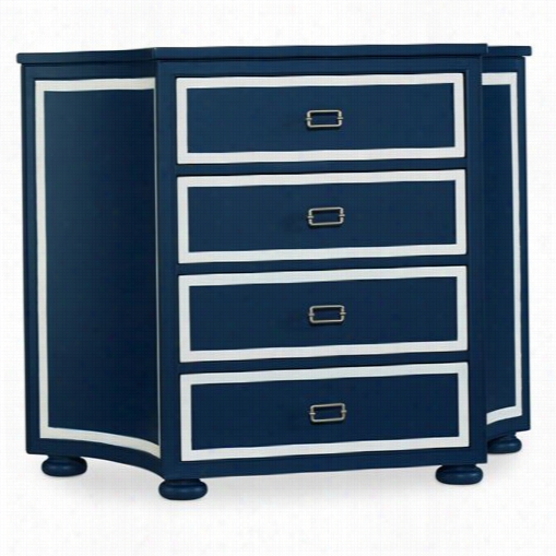 Hooke R Furniture 63 8-85156 Melange Nautical Chest In Blue