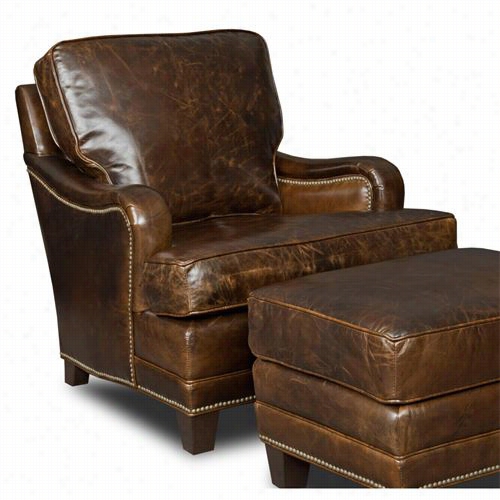 Hooker Furniture C C403-087 Covington Parish Club Chair In Natchhe2 Brown