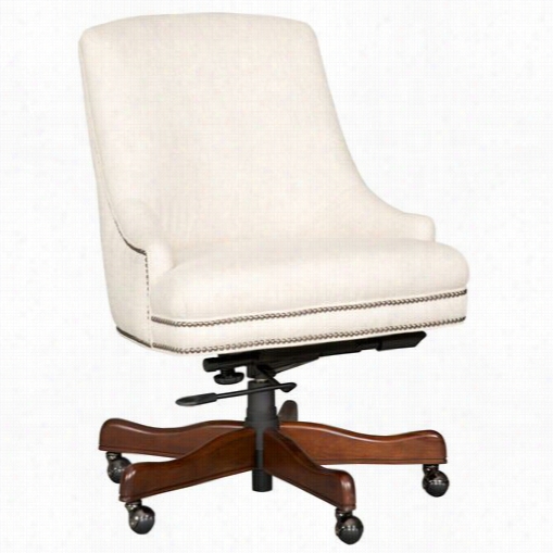 Hooker Furniture Ec403- 080 Chateau Thread Of Flax Executive Swivel Tilt Arm Chair In Beige
