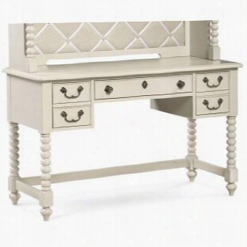 Legacy Classic Furniture 3832-6100 Wendy Bellissimo Boutique Desk In Seashell White