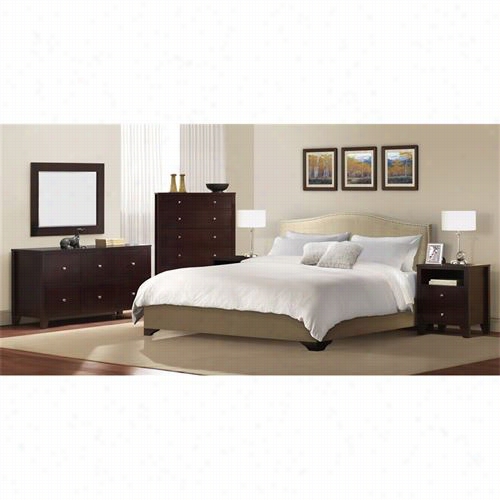 Lifestyle Solutions Mgl-4pek-cp-set Magnnollia 4 Piece Eastern Kingg Bed Bedroom Set