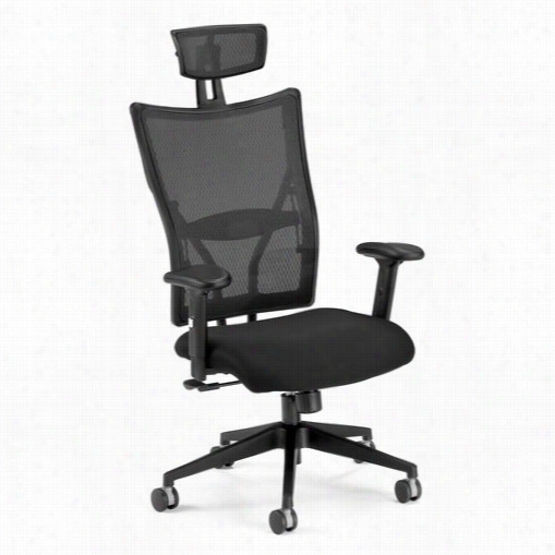 Ofm 590-f-black Talisto Series Executive High-back Fabric And Mesh Chair