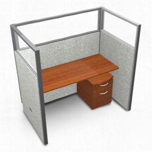 Ofm T1x1-6360-p Rjze 633"" X 60"" 1x1 Privacy Station Units Withh Polycardon Ate Panels