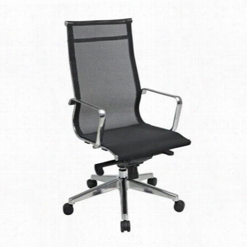 Osp Design 7360mlt Exxecutive High-back Screen Chair With Mid Pivot Knee Tilt Contol