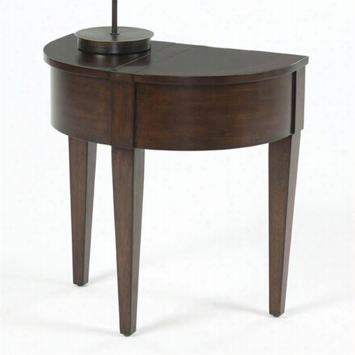 Progressiv E Furniture P300-68 Chairside Table In Poplar/birch Eneer