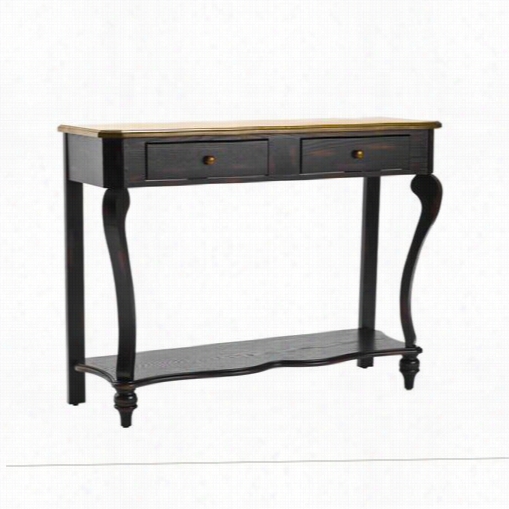 Safavieh Amh402a6 Katie Console Table In Tiger Dark Brown/light Brrown