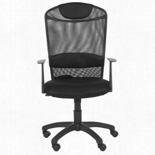 Safavieh Fox8504a Shane Desk Chair In Black