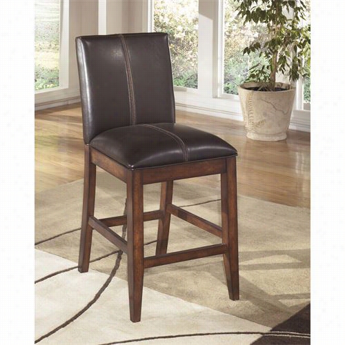 Signature Design By Ashley D442-224 Larchmont 40&quuot;" Upholstered Barstool - Stud Of 2