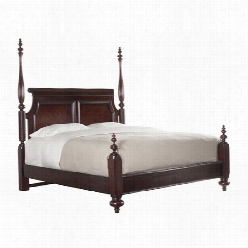 Stanley Furniture 020 British Colonial Portfolio Queen Poster Bed