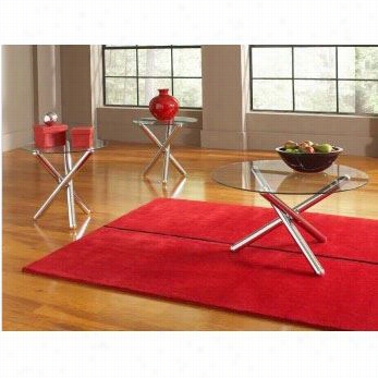 Steve Silver Rv3000 Riviera 3 Pack Table Set