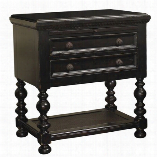 Tommy Bahama 619-622 Kingstonw Phillips Night  Stand In Tamarind/dar Brown