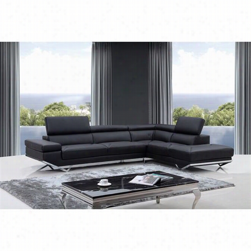 Vig Furniture Vgknk8488-eco Divani Casa Quebec Eco Lether Sectional Sofa