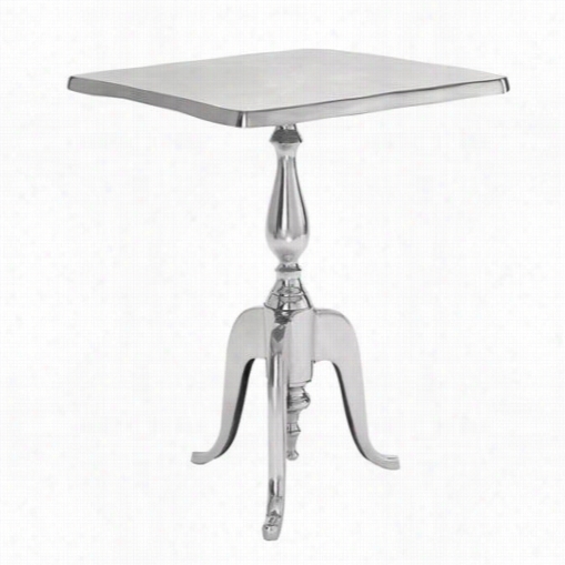 Woodland Imports 30795 22"" Aluminum Accent Table