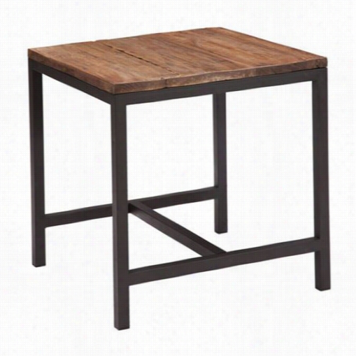 Zuo 98323 Fitch Ide Table In Distressed Natural